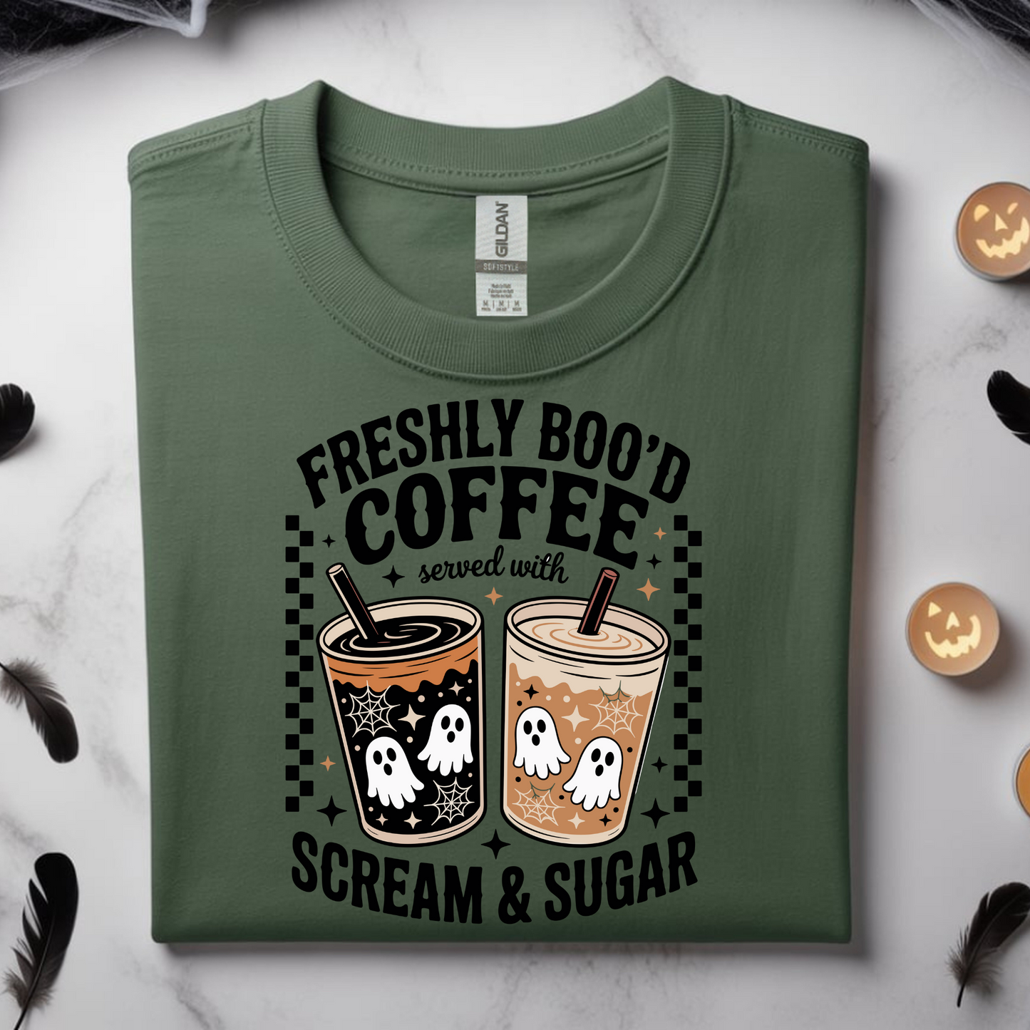 Freshly Boo’d Coffee – Halloween Coffee Tee