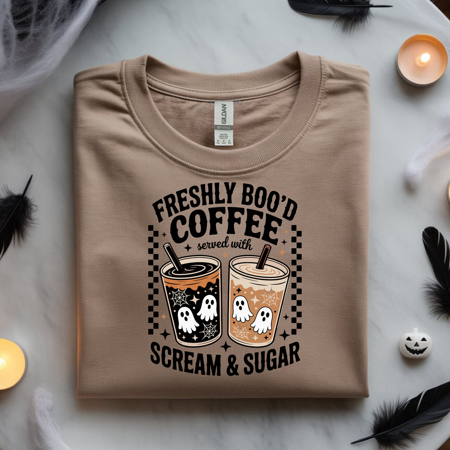Freshly Boo’d Coffee – Halloween Coffee Tee