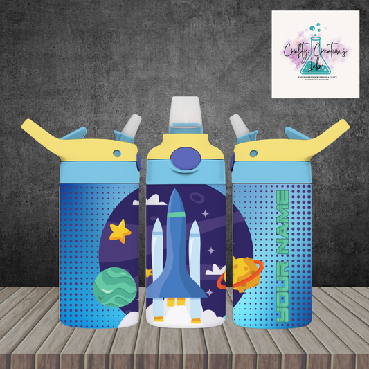 🌌 Kids Space Adventure 12oz Personalized Tumblers