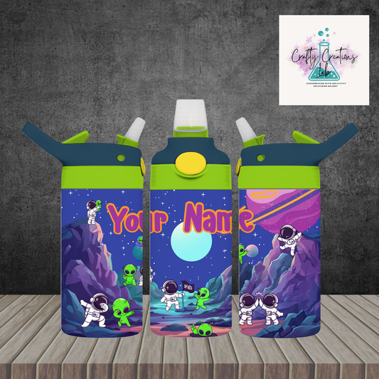 🌌 Kids Space Adventure 12oz Personalized Tumblers